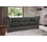 Canapea extensibila Inspira Furniture Cambridge 3 Seater 140x187 Riviera 95 (Gray)