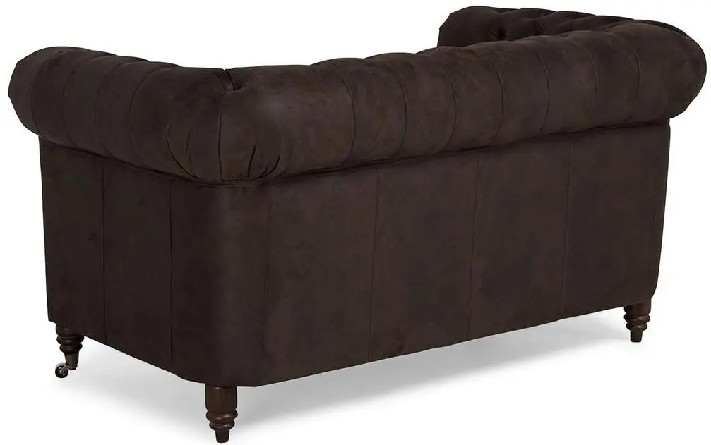 Canapea extensibila Inspira Furniture Oxford 2 Seater with Casters 81x187 Gobi 04 (Brown)