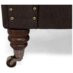 Canapea extensibila Inspira Furniture Oxford 2 Seater with Casters 81x187 Gobi 04 (Brown) Thumb