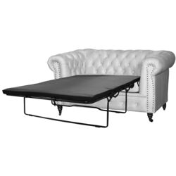 Canapea extensibila Inspira Furniture Oxford 2 Seater with Casters 81x187 Riviera 100 (Black) Thumb