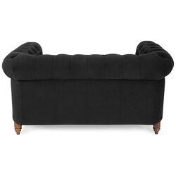 Canapea extensibila Inspira Furniture Oxford 2 Seater with Casters 81x187 Riviera 100 (Black) Thumb