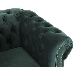 Canapea extensibila Inspira Furniture Oxford 2 Seater with Casters 81x187 Riviera 38 (Dark Green) Thumb