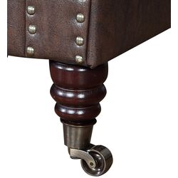 Canapea extensibila Inspira Furniture Oxford 2 Seater with Casters/Classic 81x187 MG 20 (Brown) Thumb