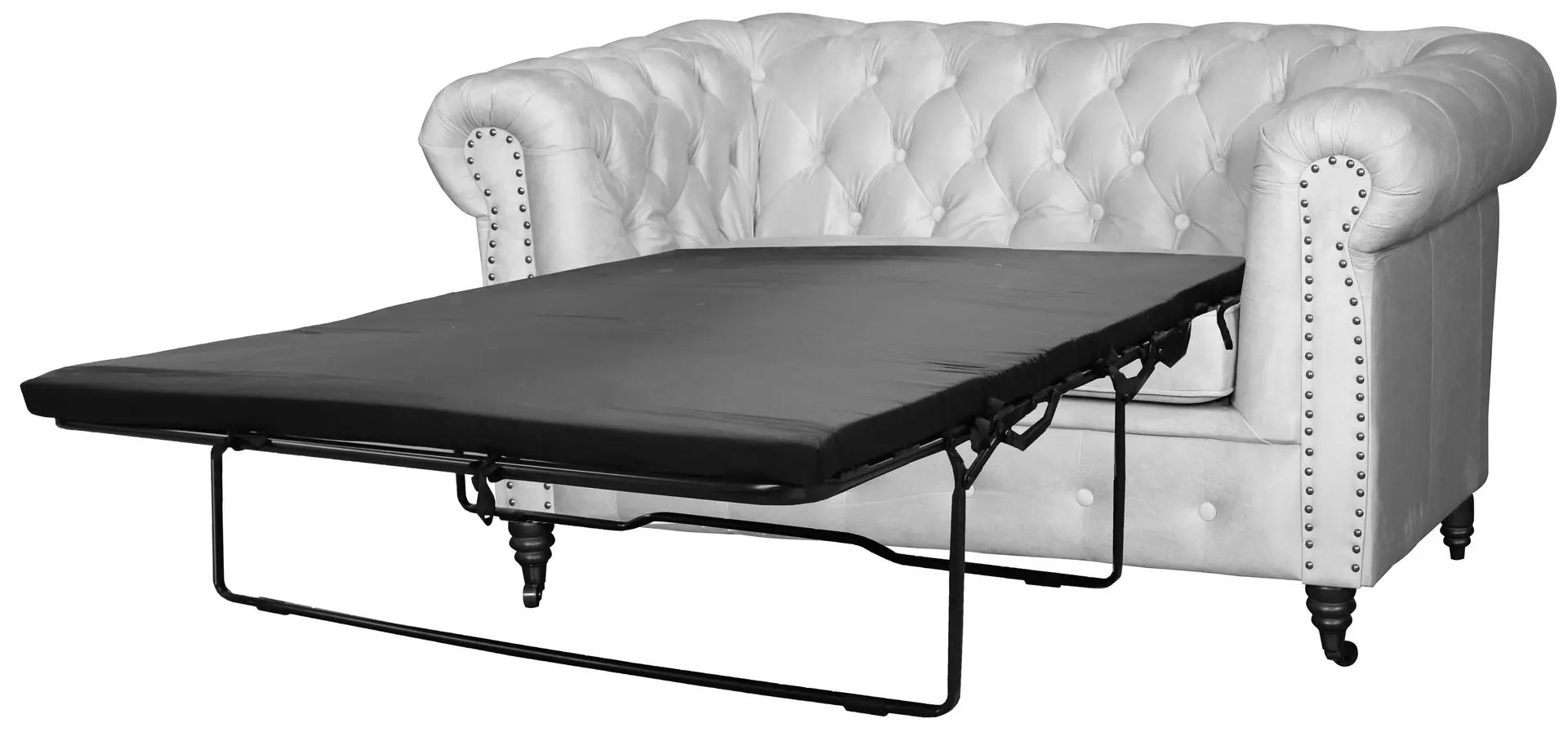 Canapea extensibila Inspira Furniture Oxford 2 Seater with Casters/Classic 81x187 MG 20 (Brown) - 4