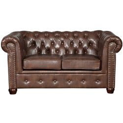Canapea extensibila Inspira Furniture Oxford 2 Seater with Casters/Classic 81x187 MG 20 (Brown) Thumb