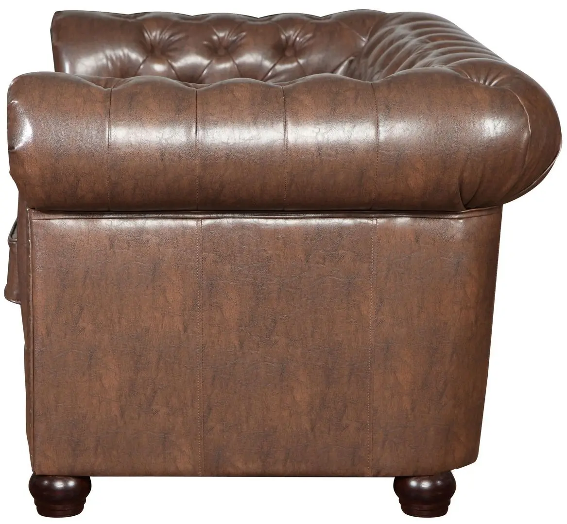 Canapea extensibila Inspira Furniture Oxford 2 Seater with Casters/Classic 81x187 MG 20 (Brown) - 8