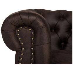 Диван раскладной Inspira Furniture Oxford 3 Seater with Casters 129x187 Gobi 04 (Brown) Thumb