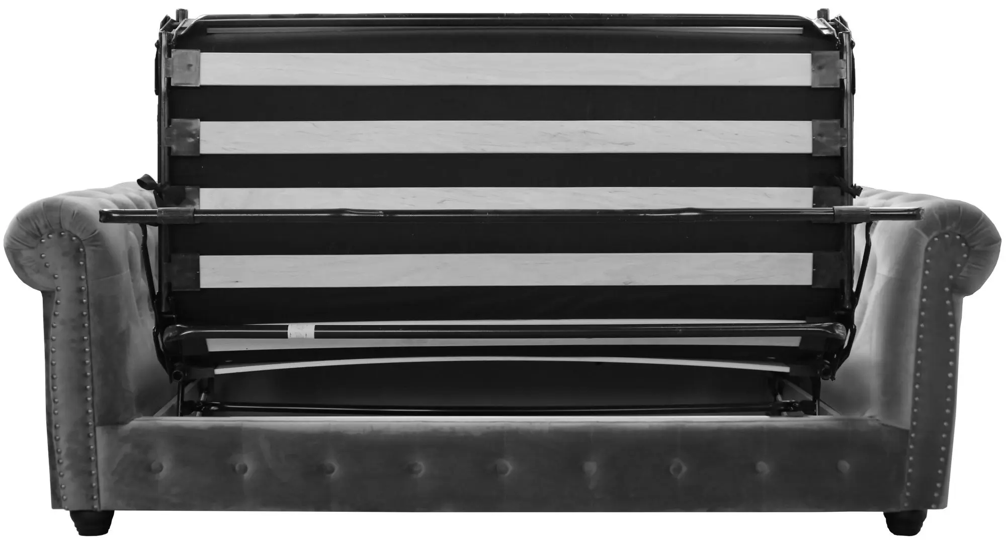 Canapea extensibila Inspira Furniture Oxford 3 Seater with Casters 129x187 Riviera 100 (Black)