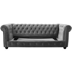 Canapea extensibila Inspira Furniture Oxford 3 Seater with Casters 129x187 Riviera 100 (Black) Thumb