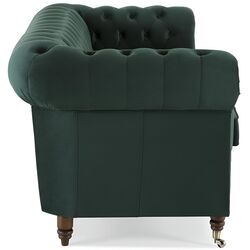 Canapea extensibila Inspira Furniture Oxford 3 Seater with Casters 129x187 Riviera 38 (Dark Green) Thumb