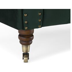 Canapea extensibila Inspira Furniture Oxford 3 Seater with Casters 129x187 Riviera 38 (Dark Green) Thumb