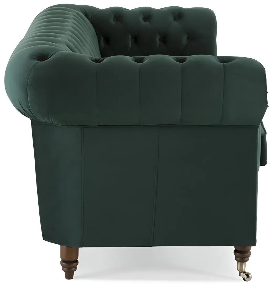 Canapea extensibila Inspira Furniture Oxford 3 Seater with Casters 129x187 Riviera 38 (Dark Green) - 10