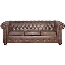 Canapea extensibila Inspira Furniture Oxford 3 Seater with Casters 129x187 MG 20 (Brown) Thumb
