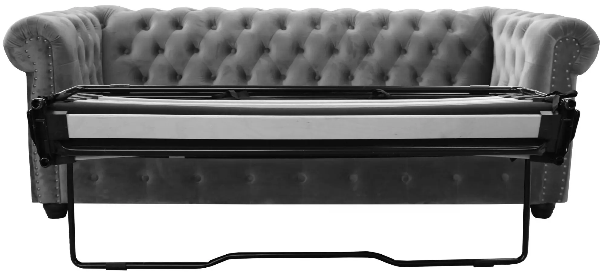 Canapea extensibila Inspira Furniture Oxford 3 Seater with Casters 129x187 MG 20 (Brown) - 11