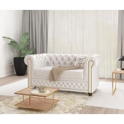 Canapea extensibila Inspira Furniture York 2 Seater 81x187 MG 0 (White)