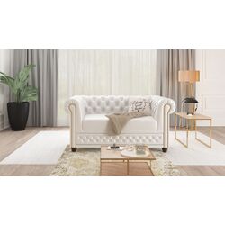 Canapea extensibila Inspira Furniture York 2 Seater 81x187 MG 0 (White) Thumb