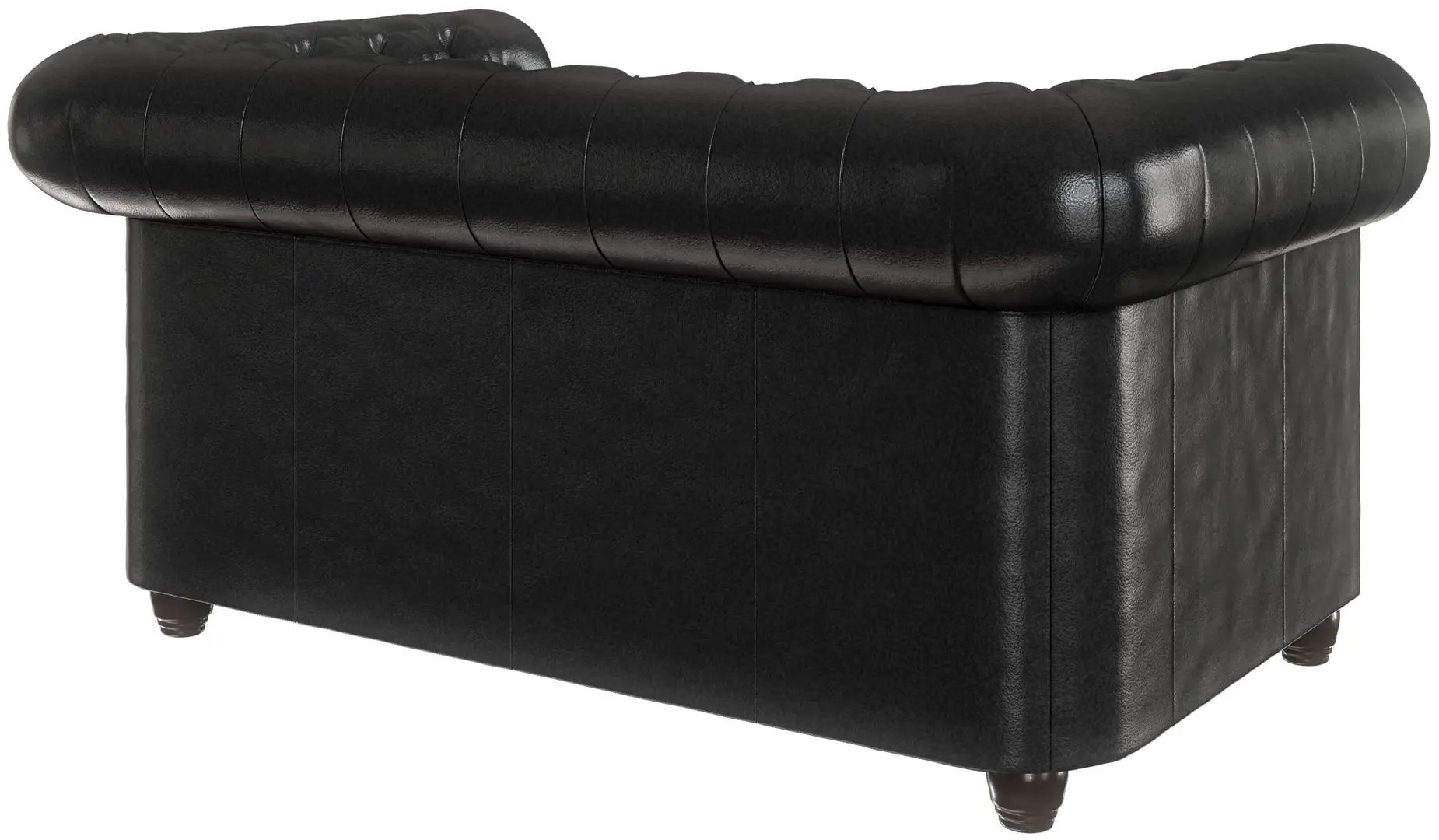 Canapea extensibila Inspira Furniture York 2 Seater 81x187 MG 13 (Black)
