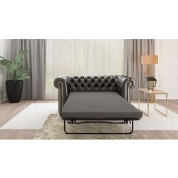 Canapea extensibila Inspira Furniture York 2 Seater 81x187 MG 13 (Black) Thumb