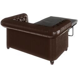 Canapea extensibila Inspira Furniture York 2 Seater 81x187 MG 14 (Chocolate) Thumb
