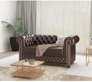 Диван раскладной Inspira Furniture York 2 Seater 81x187 MG 47 (Brown)