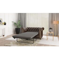Canapea extensibila Inspira Furniture York 2 Seater 81x187 MG 47 (Brown) Thumb