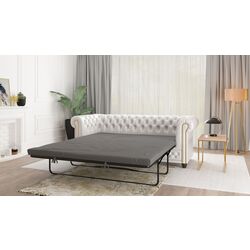 Canapea extensibila Inspira Furniture York 3 Seater 129x187 MG 0 (White) Thumb