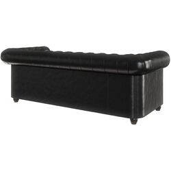 Canapea extensibila Inspira Furniture York 3 Seater 129x187 MG 13 (Black) Thumb