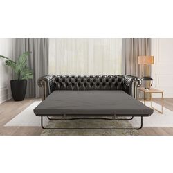 Canapea extensibila Inspira Furniture York 3 Seater 129x187 MG 13 (Black) Thumb