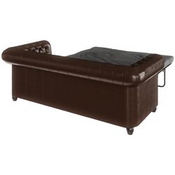 Canapea extensibila Inspira Furniture York 3 Seater 129x187 MG 14 (Chocolate) Thumb