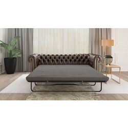 Canapea extensibila Inspira Furniture York 3 Seater 129x187 MG 14 (Chocolate) Thumb