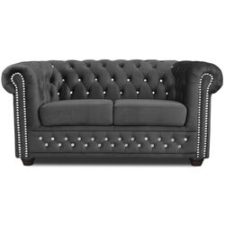 Canapea extensibila Inspira Furniture York Blink 2 Seater 81x187 Amore 104 (Gray) Thumb