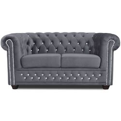 Canapea extensibila Inspira Furniture York Blink 2 Seater 81x187 Amore 32 (Anthracite) Thumb