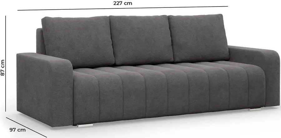 Диван Magnifico Meble Abrielle Abriamo 07 (Grey)