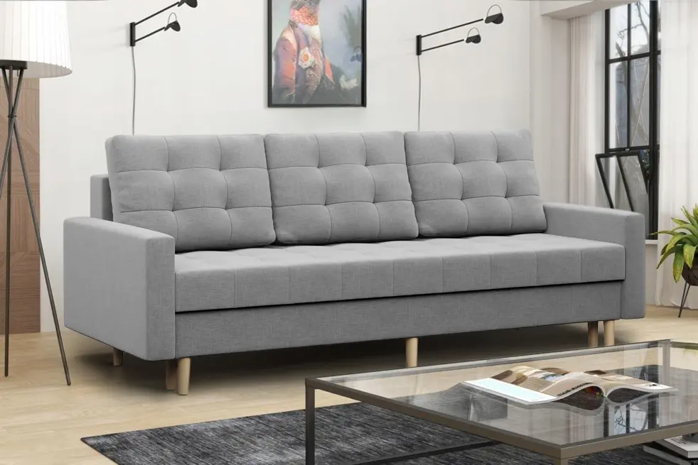 Canapea Magnifico Meble Elma Bonel Lux 32 (Light Grey)