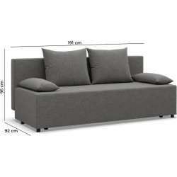 Canapea Magnifico Meble Fermo Kronos 34 (Dark Grey) Thumb