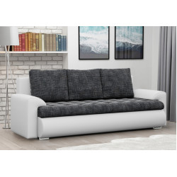 Диван Magnifico Meble Foresta Lawa 17/Real 17 (Dark Grey/White)