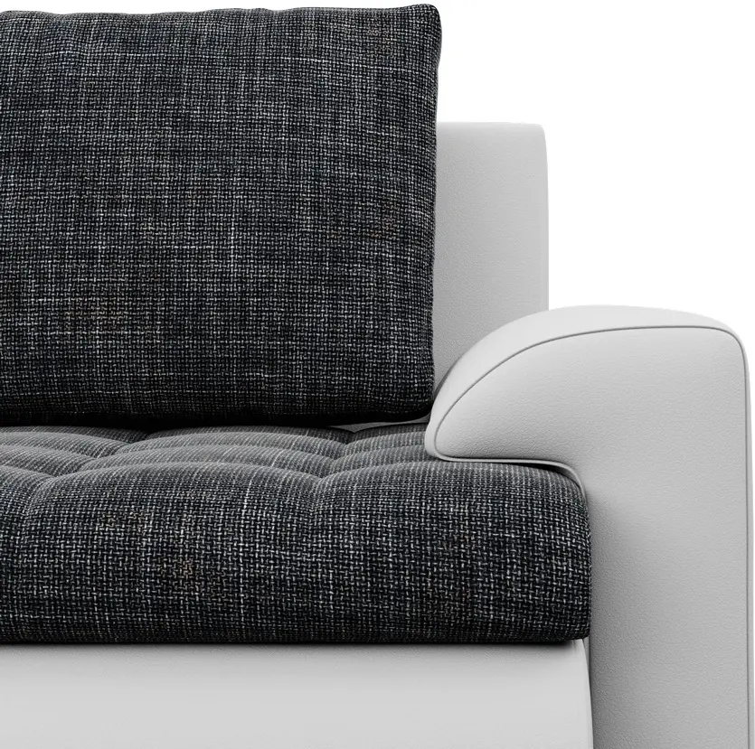 Диван Magnifico Meble Foresta Lawa 17/Real 17 (Dark Grey/White)