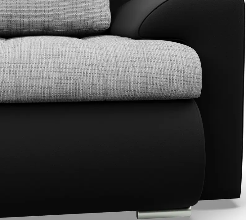 Canapea Magnifico Meble Foresta Lawa 9/Real 11 (Light Grey/Black)