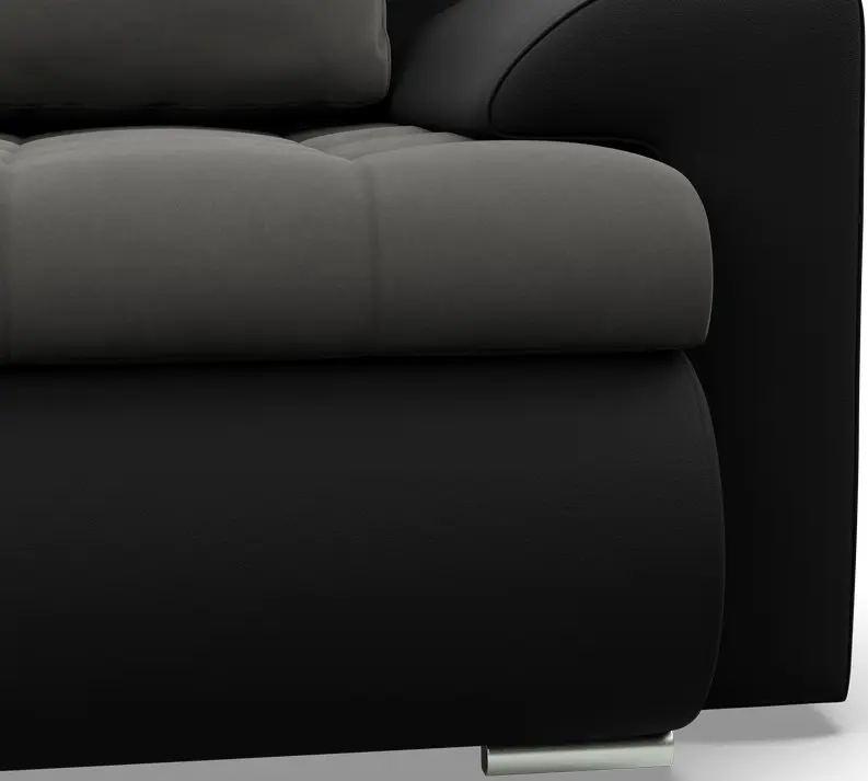 Диван Magnifico Meble Foresta Trinity 15/Real 11 (Dark Grey/Black)