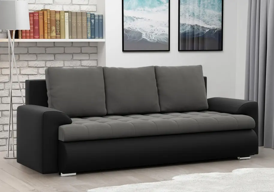 Диван Magnifico Meble Foresta Trinity 15/Real 11 (Dark Grey/Black)