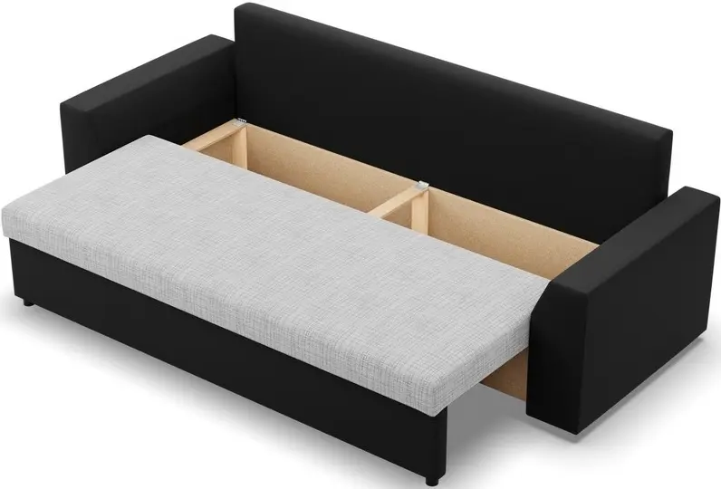 Диван Magnifico Meble Lugo Lawa 09/Real 11 (Light Grey/Black)