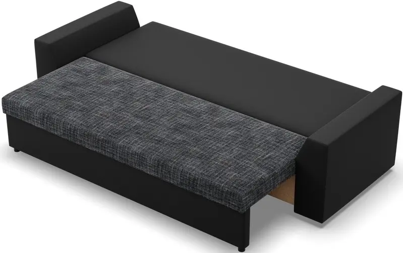 Диван Magnifico Meble Lugo Lawa 17/Real 11 (Dark Grey/Black)