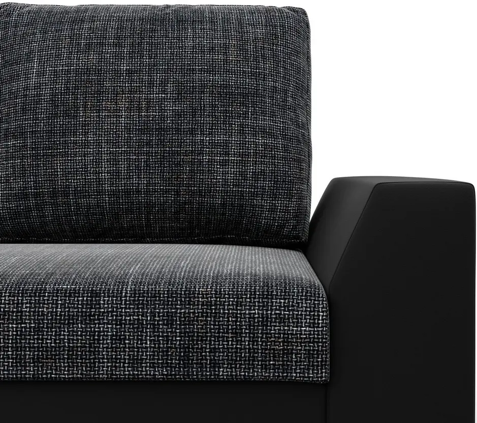 Диван Magnifico Meble Lugo Lawa 17/Real 11 (Dark Grey/Black)