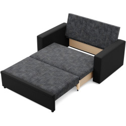 Диван Magnifico Meble Luna 148x90x87 Lawa 17/Real 11 (Dark Grey/Black) Thumb