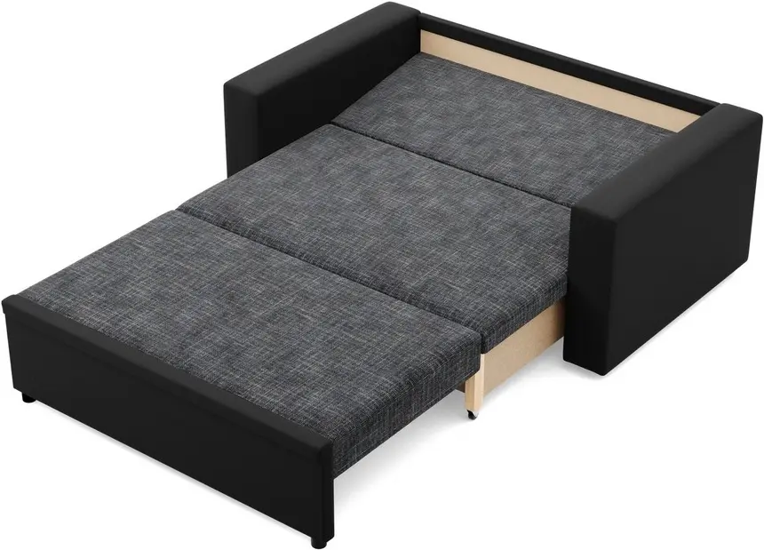 Диван Magnifico Meble Luna 148x90x87 Lawa 17/Real 11 (Dark Grey/Black) - 5