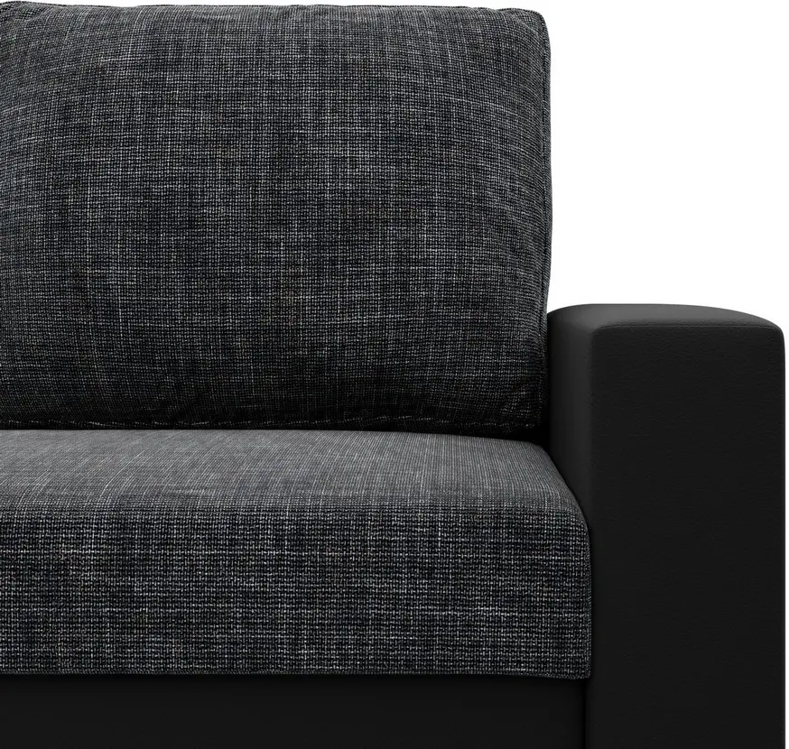 Диван Magnifico Meble Luna 148x90x87 Lawa 17/Real 11 (Dark Grey/Black) - 6