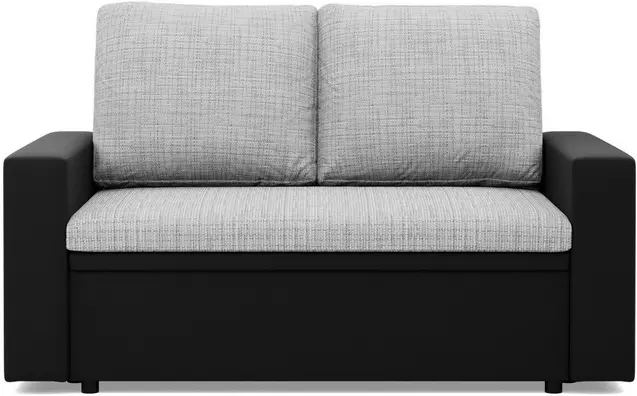 Диван Magnifico Meble Luna 148x90x87 Lawa 9/Real 11 (Light Grey/Black)