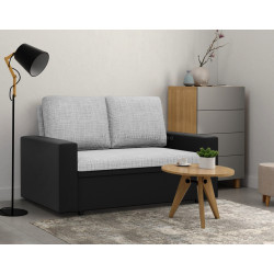 Диван Magnifico Meble Luna 148x90x87 Lawa 9/Real 11 (Light Grey/Black)