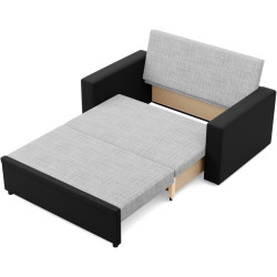 Диван Magnifico Meble Luna 148x90x87 Lawa 9/Real 11 (Light Grey/Black) Thumb