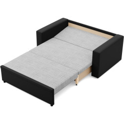 Диван Magnifico Meble Luna 148x90x87 Lawa 9/Real 11 (Light Grey/Black) Thumb